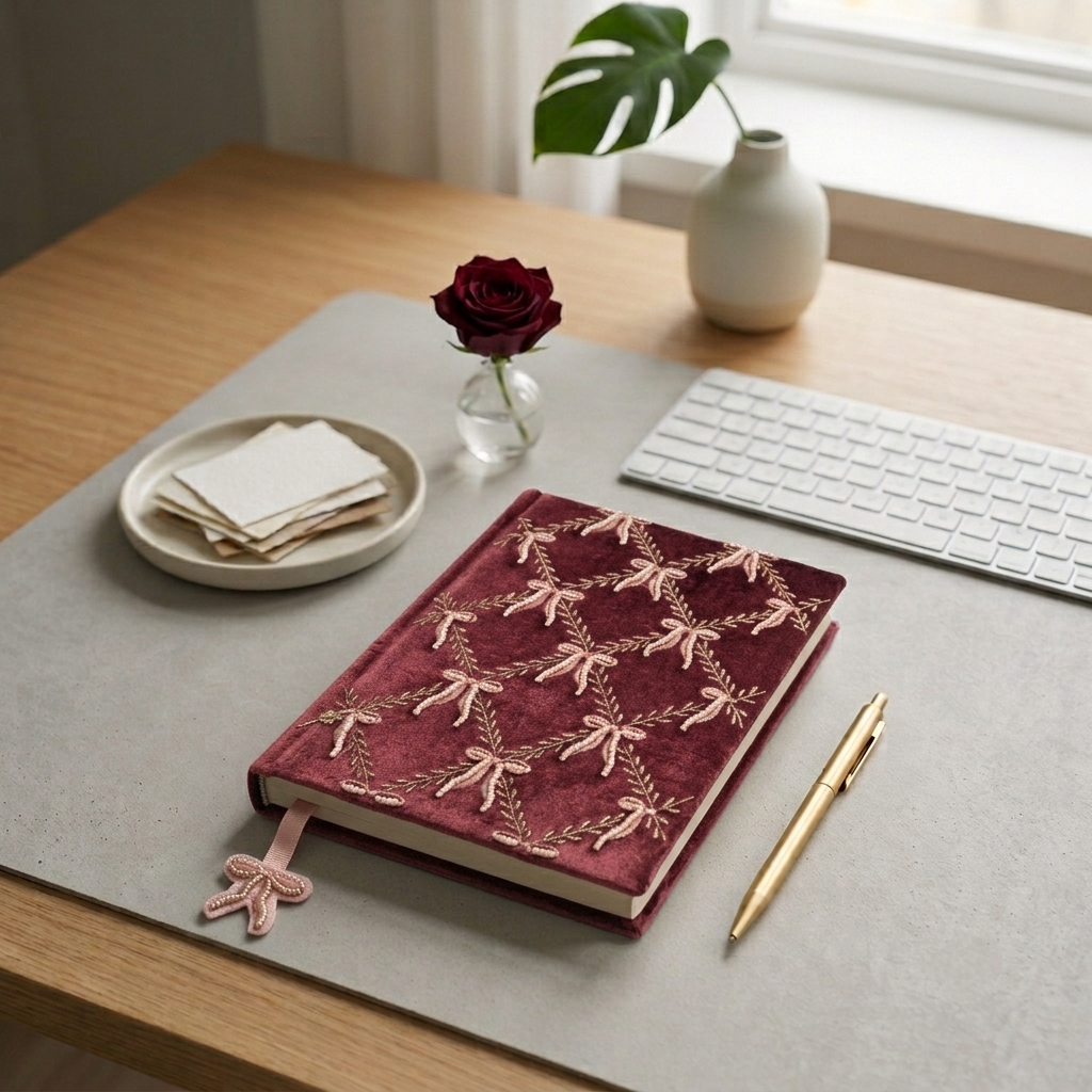 EMBROIDERED NOTEBOOKS