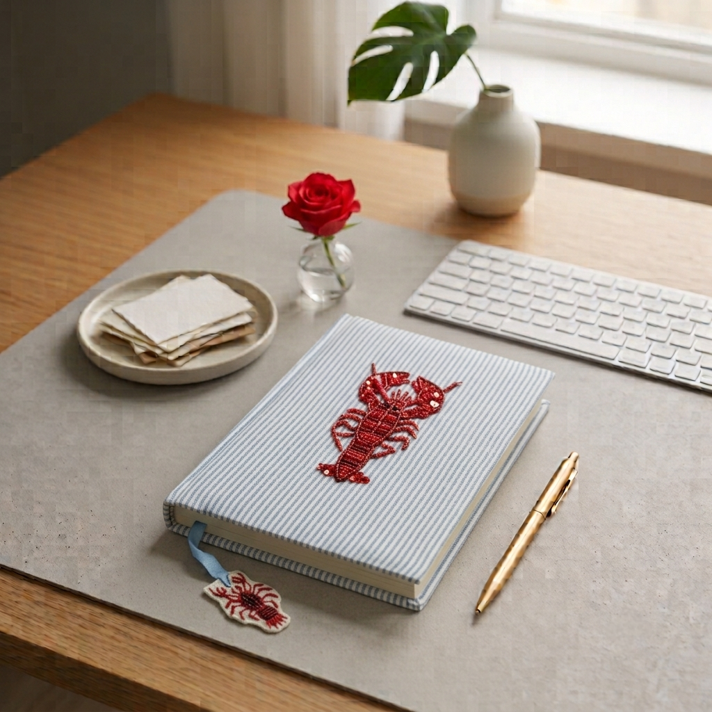 EMBROIDERED NOTEBOOKS