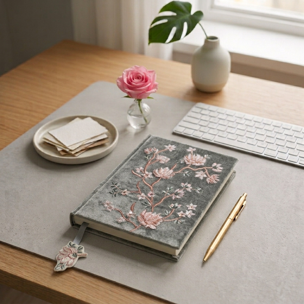EMBROIDERED NOTEBOOKS