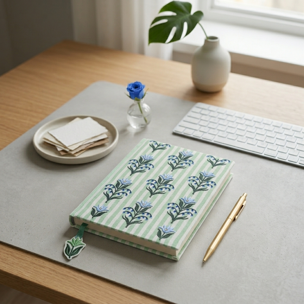 EMBROIDERED NOTEBOOKS
